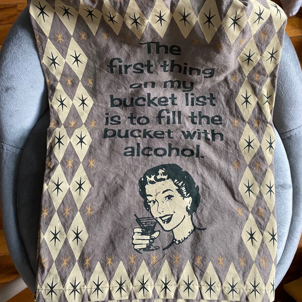 Retro Style Dishtowel